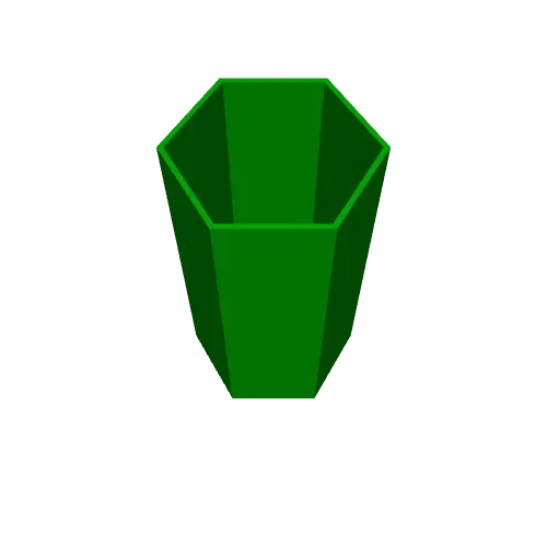 Hexagonal Pen Holder Container Plastic Pencil Organizer Desk — Image 2 of 5