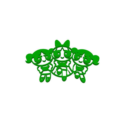 Cute Super Trio – Chibi Hero Silhouette — Image 4 of 4