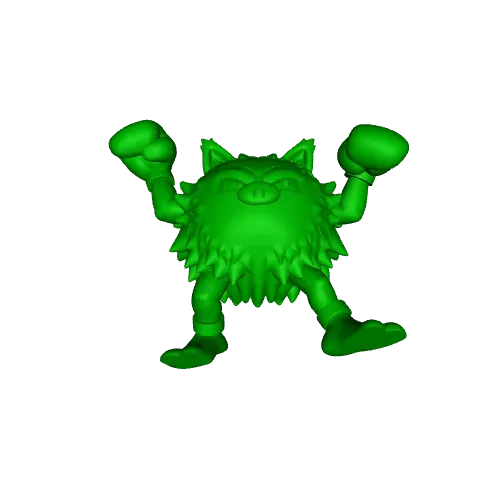 Pokemon - Primeape 3d print model — Фото 4 из 4