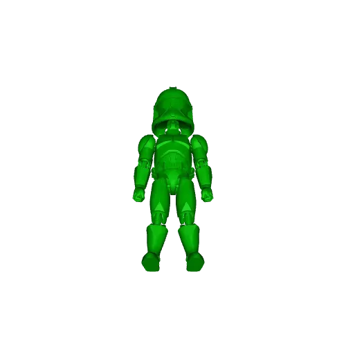Flexible Clone Trooper (Print in Place, No Supports) — Image 8 of 8