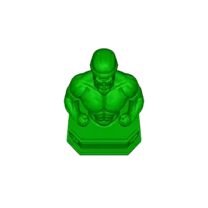 Muay Thai trophy bust - Busto troféu Muay Thai