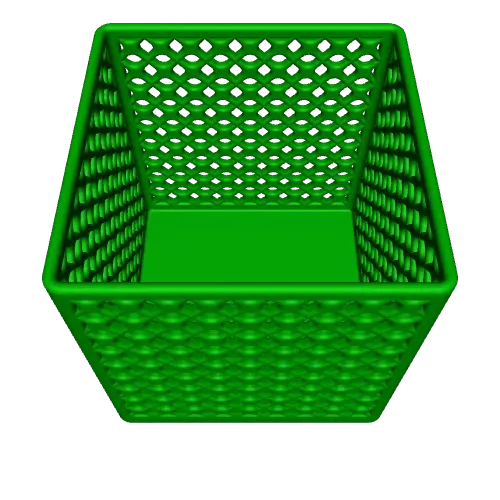 Geometric Lattice Pen Holder / Desk Organizer V3D ID-197 — Image 7 of 9