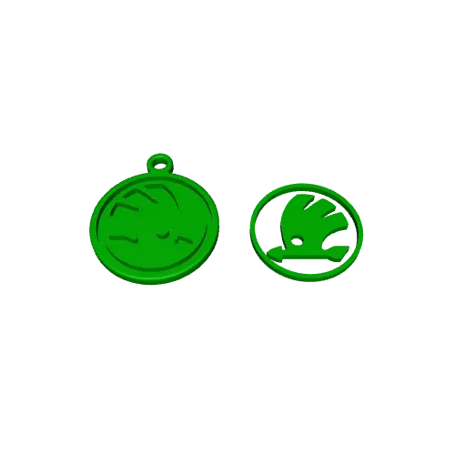 Skoda logo on key, key ring — Image 5 of 5