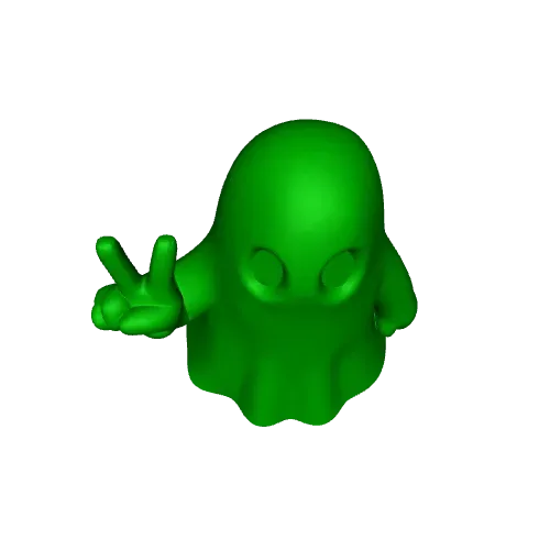 PEACE GHOST (THE FRIENDLY GHOSTS) / HALLOWEEN GHOST DECOR — Фото 7 из 9