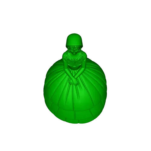 Elegant Victorian Lady Figurine — Image 4 of 5