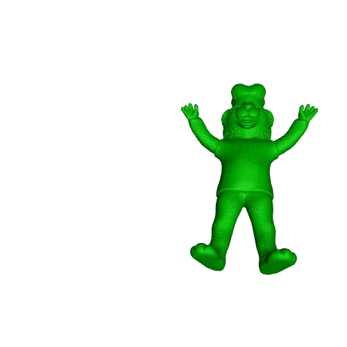 NCAA - Big Blue mascot - Old Dominion University - 3d print — Image 4 of 6