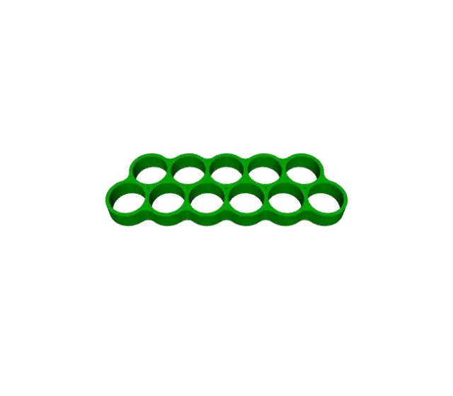 18650 Li-ion Battery Staggered Holder | 11 Cells (6+5 Layout — Фото 3 из 3