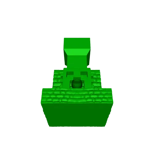 Minecraft Face Minimalist The Dice Tower STL file — Фото 5 из 5
