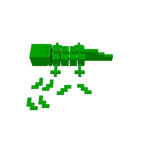 Flexi Minecraft Axolotl — Image 3 of 3