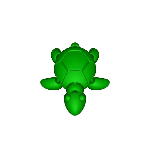 FLEXI TURTLE (KEYCHAIN AND FRIDGE MAGNET) — Фото 6 из 7