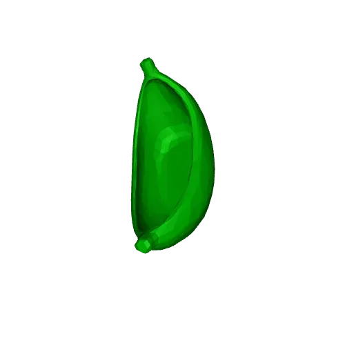 Banana Fruit Bowl Low Poly — Фото 3 из 3