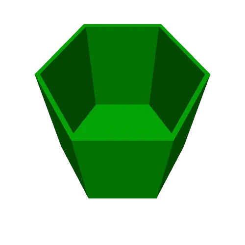 Hexagonal Pen Holder Container Plastic Pencil Organizer Desk — Image 3 of 5