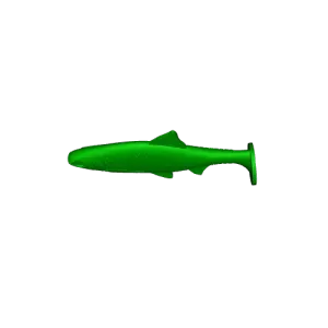 softbait releastic roach paddletail shad