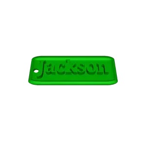 Nametag for Jackson