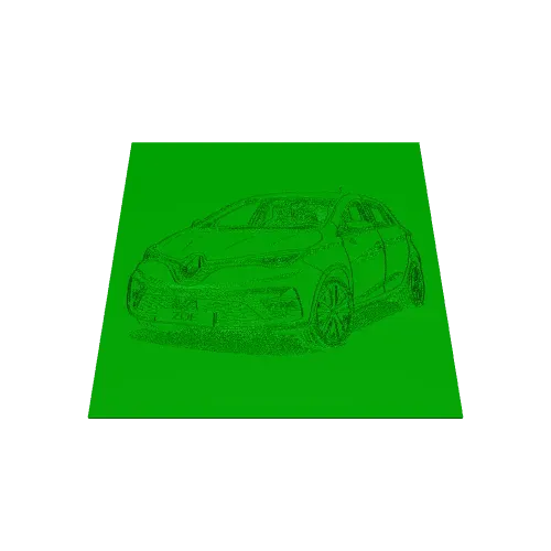 Renault Zoe 2 - Hueforge - 3 Colors — Image 5 of 5