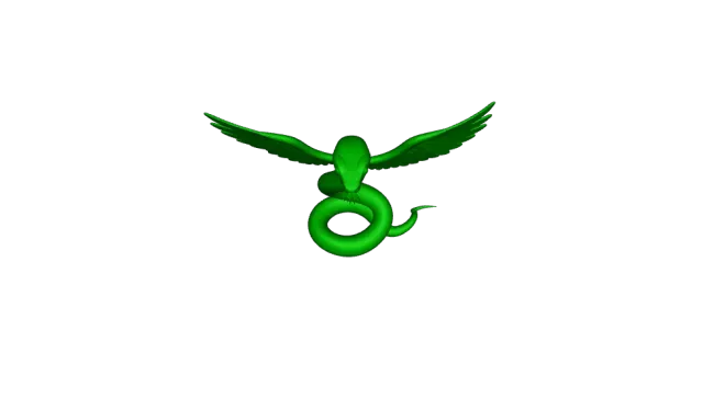 winged snake — Фото 6 из 6