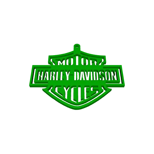 Harley-Davidson Logo Keychain – Single Color — Фото 5 из 5