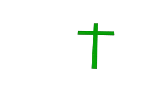 A cross Cake Topper