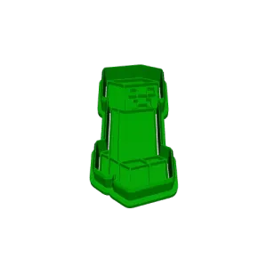 Minecraft Creeper cookie cutter