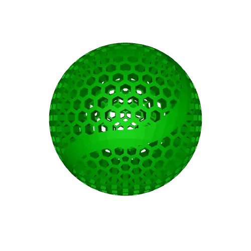 An airless tennis ball — Image 6 of 6