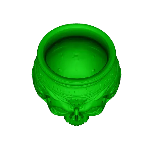 Skull Amphora with Roses — Image 5 of 6