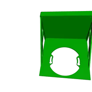 Power outlet protector and shelf 2in1