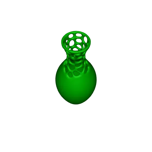 Decorative Vase with a touch of Voronoi — Image 4 of 4