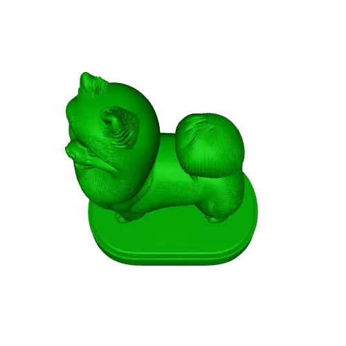 3419 Laughing Pomeranian Full-Color 3D Model STL — Image 7 of 7