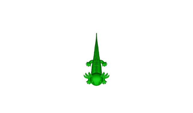 Flexi Axolotl | One-Piece Articulated Axolotl Cute — Image 4 of 4