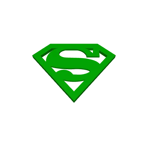Superman Logo Fridge Magnet - Multipart, no CFS needed — Image 7 of 8