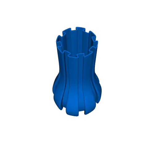 VASE 0039 C | RIBBON VASE HOME DECOR — Фото 9 из 9