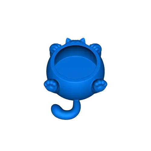 Sleepy Chunky Cat Plant Pot — Фото 5 из 5
