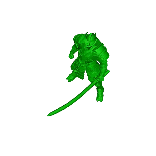 Samurai Warrior Figurine — Image 6 of 7
