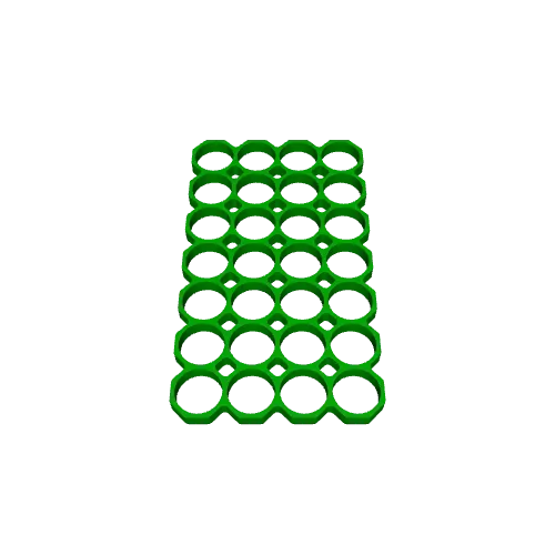 18650 Battery Spacer Grid | Octagonal (8-28 Cells) — Image 4 of 9