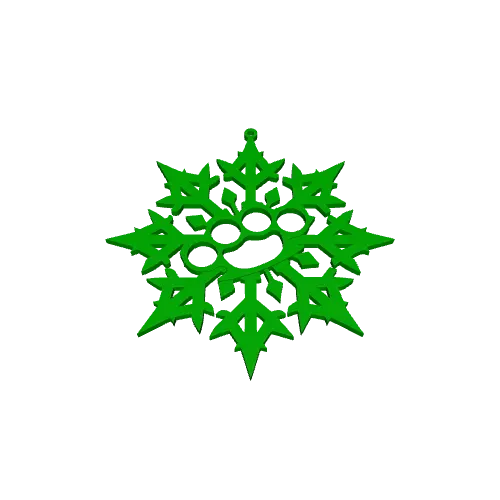 Christmas tree ornament "Brass knuckles" — Фото 6 из 6
