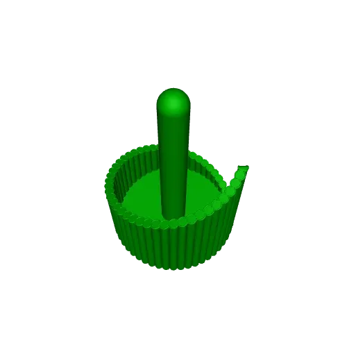"Forma" ribbed paper towel holder — Image 5 of 5