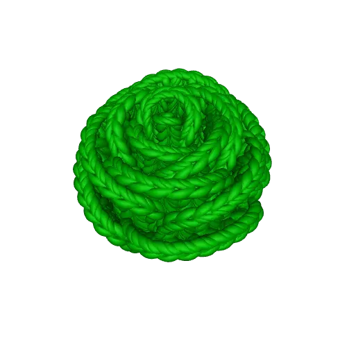 Knitted Rose Ornament | Threaded Assembly | Support-Free & Easy to Print — Image 9 of 9