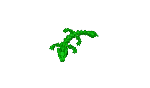 All 3 Lava Dragons Articulated — Image 2 of 4