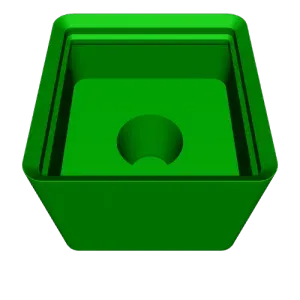 Stackable gridfinity boxes for ER16 collets