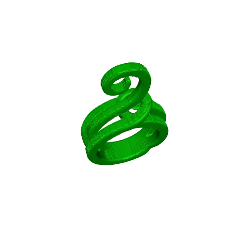Ascending Spiral Loop Ring – Noah0x03 — Фото 7 из 7