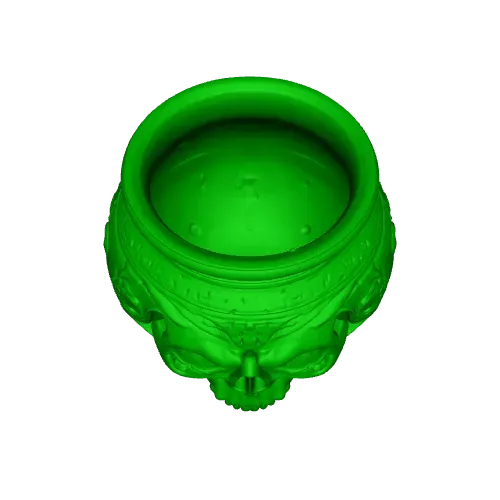 Skull Amphora with Roses — Image 6 of 6