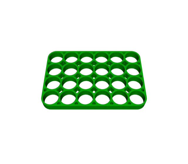 18650 Quad Row Holder Set | Wire Channels (8-24 Cells) — Image 7 of 7