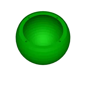 3" Orb Speaker Pod for Dayton Audio PC83-4 | STL Files (With