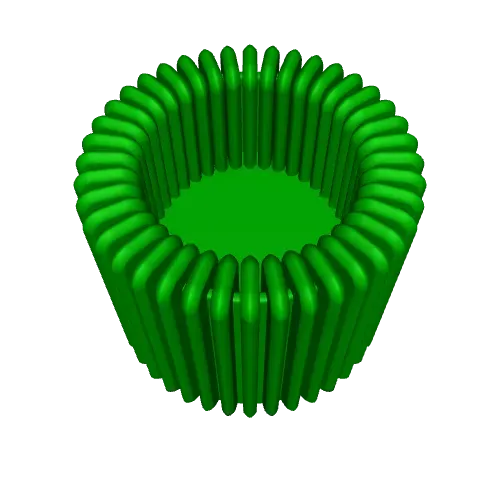 "Radiant Rib" - Ribbed LED Candle Holder | Tealight Holder — Image 6 of 6