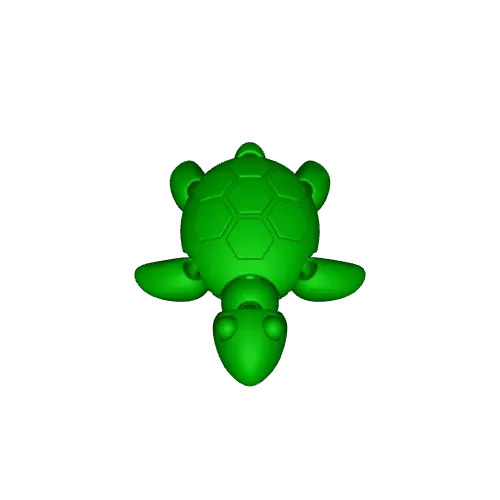 FLEXI TURTLE (KEYCHAIN AND FRIDGE MAGNET) — Фото 4 из 7