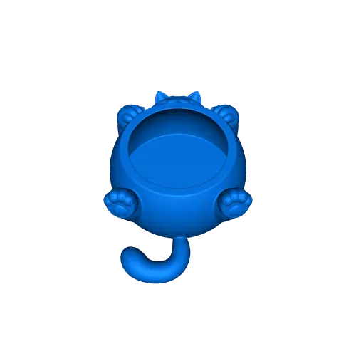 Sleepy Chunky Cat Plant Pot — Фото 4 из 5