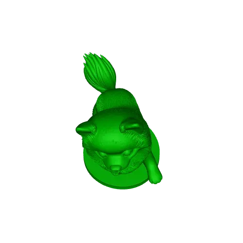 4435 Laughing Pomeranian Full-Color 3D Model STL DND ARTE — Image 6 of 7