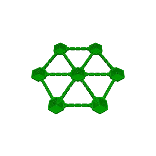Hexagon Fidget Chain Mesh Toy — Фото 4 из 5