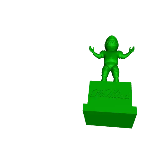 NCAA - Tony the Landshark - Ole Miss Rebels - 3d Print — Image 6 of 8