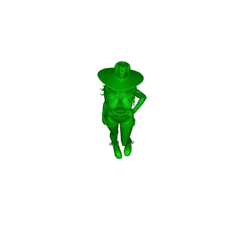 Cowgirl Figurine Western Character 3D Printable — Фото 4 из 4